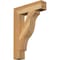 Ekena Millwork Funston Block Rough Sawn Bracket, Western Red Cedar, 4"W x 18"D x 26"H BKT04X18X26FST05RWR - alternate 1